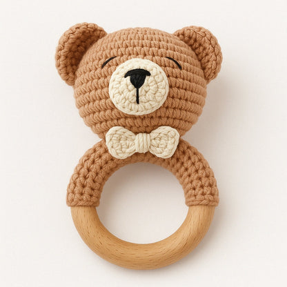 Hochet  musical en crochet pour bebe