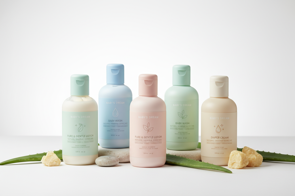 lotions bebe pure sure sans hydroquinones ni produits chimiques