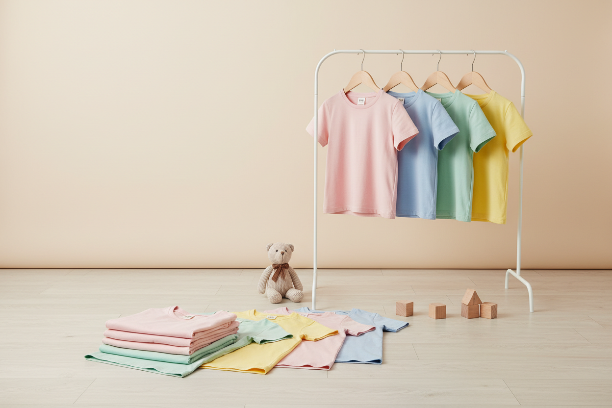 T-shirts enfants coton doux 1 ans a 4ans